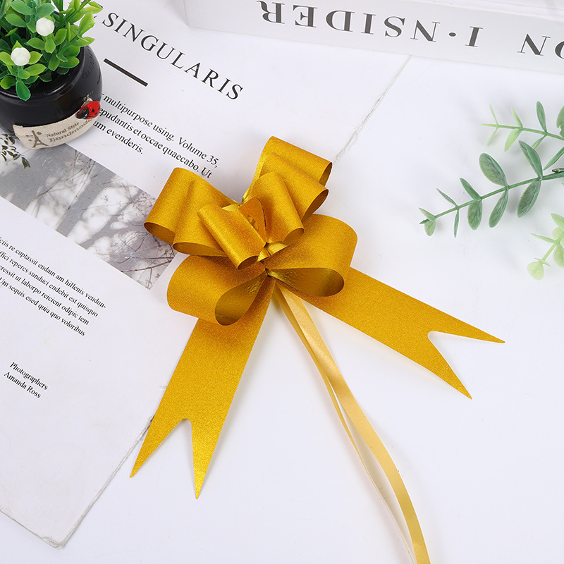 Transfronterizo 30 medio perla arco dibujado a mano flor Navidad vacaciones regalo flor embalaje tirar flor cinta envío gratuito