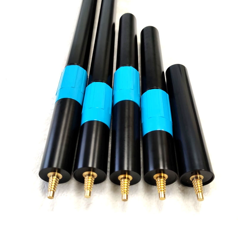 Телескопическая удлинительная насадка для бильярдного кия Black 8 Snooker Nine-Ball, из алюминиевого сплава