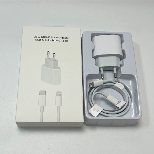 Apple, transparent set charging, box, 25W