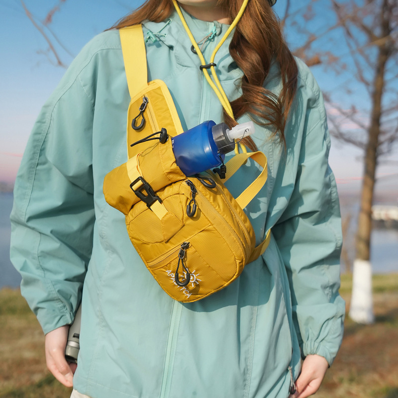 Outdoor Sports Multi-Pocket Chest Bag for Men and Women, Lightweight Travel Crossbody Bag, Hiking Waist Bag, Cycling Hiking Phone Bag, Trendy