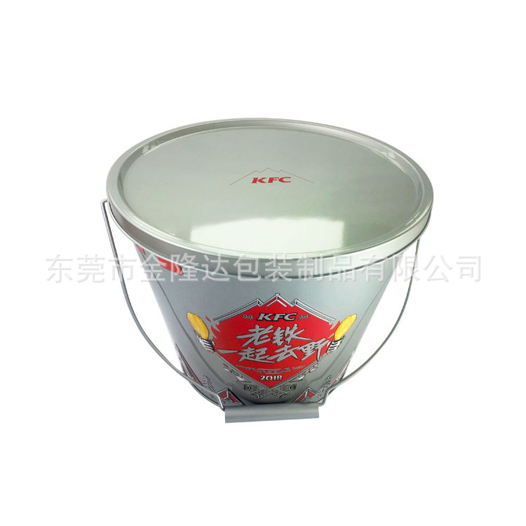 厂家生产马口铁手提肯德基冰桶爆米花铁桶KTV酒吧啤酒冰桶质优价