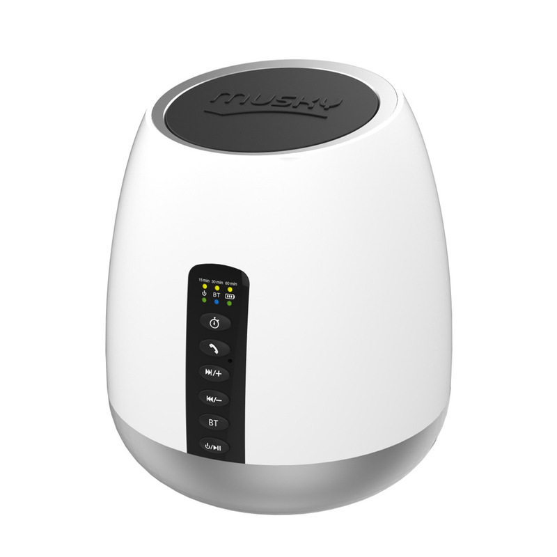 Musky Dy50S Factory Customized Negative Ion Air Purifier Bedside Night Light Wireless Bluetooth Speaker