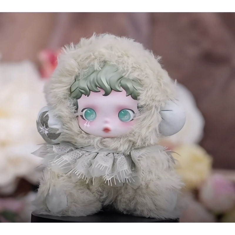 光织园系列二代新款SKULLPANDA冬日乐章搪胶毛绒盲盒挂件潮玩礼物|undefined