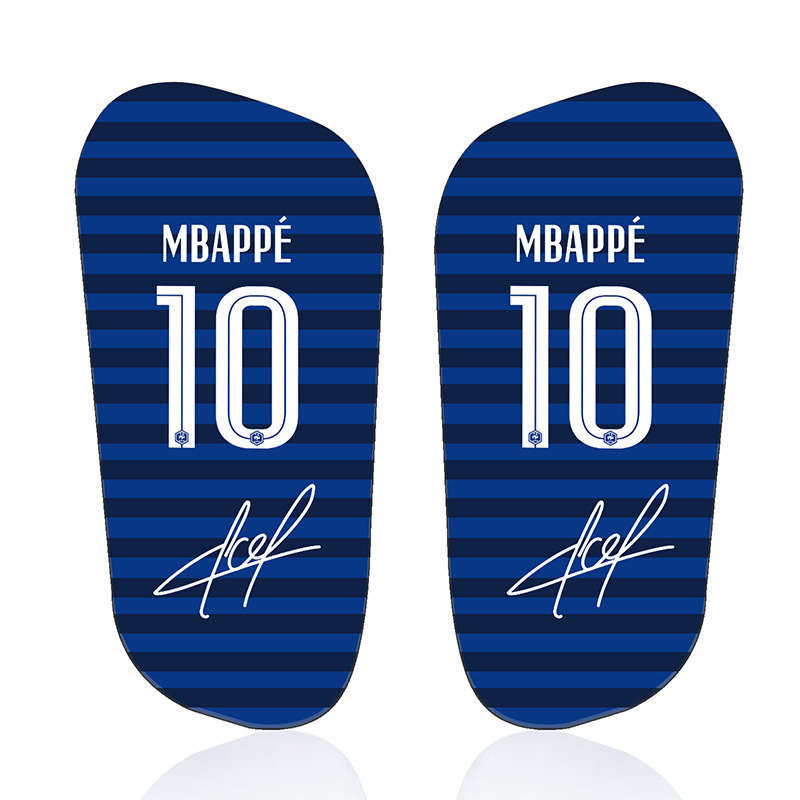 Tablero de piernas de fútbol de transferencia de sublimación 3D 2022 tema de la Copa del Mundo para adultos y niños equipo de protección de fútbol para personalizar