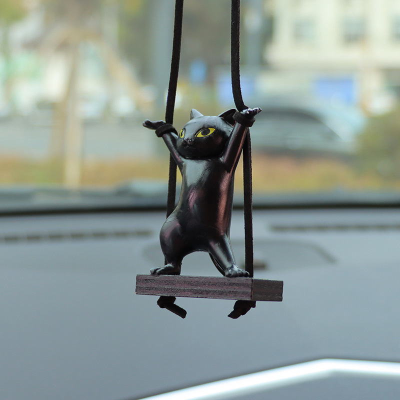 Twisted Waist Cat Car Pendant Car Interior Decoration Supplies Car Pendant Pendant Car Charms Car Supplies Batch
