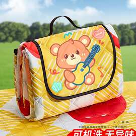 野餐垫防水防潮垫加厚户外露营帐篷地垫便携可折叠野外垫子