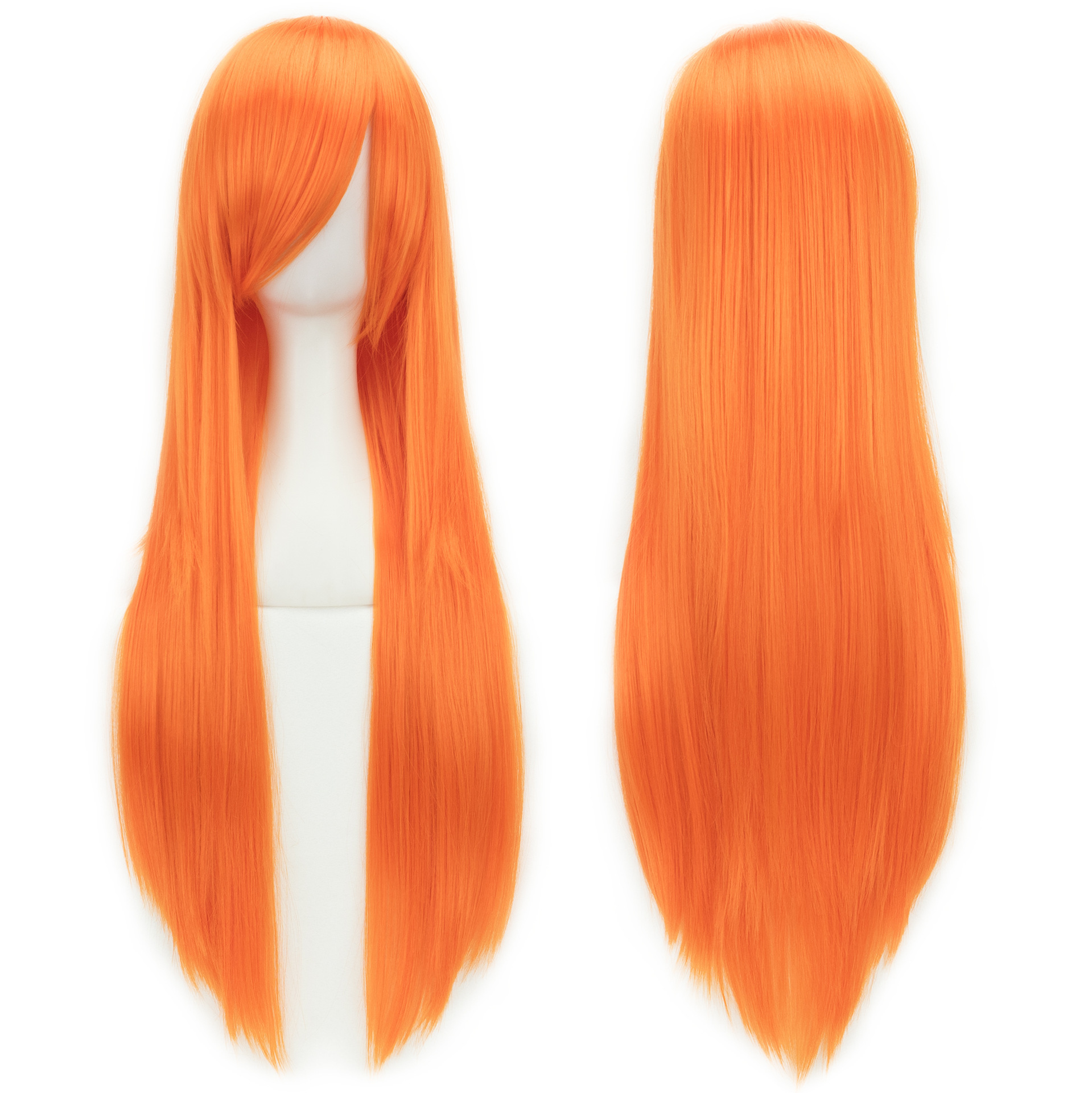European and American Style Wig 80cm Colorful Long Straight Hair Anime Cos Wig High-Temperature Fiber Chemical Fiber Hair Head Cover - photo 13