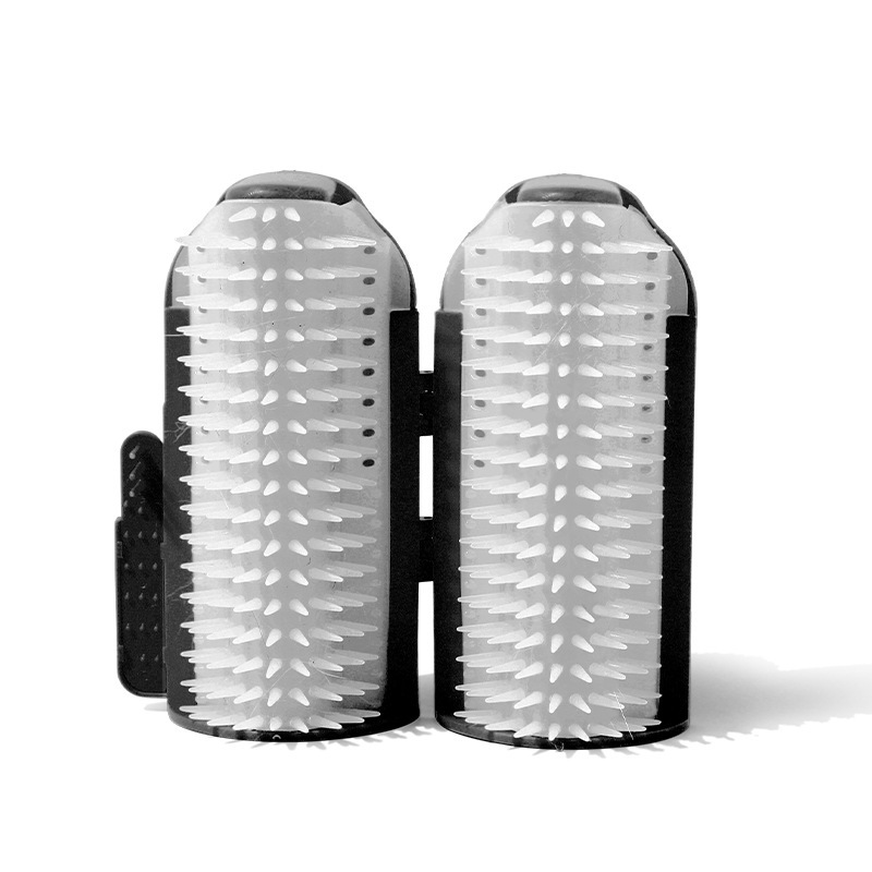 Gato esquina de la pared de la pelo de frotar, pellizco de pellizco, artefacto mágico de masaje para mascotas, cepillo de pellizco flotante, artículos para mascotas