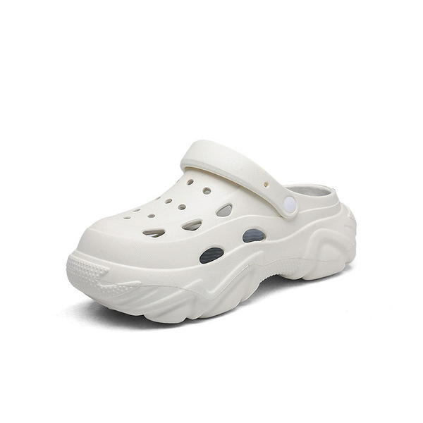 2025 패션 비치 두꺼운 밑창 외부 샌들 여성의 새로운 EVA 신발 Crocs 여름 홈 미끄럼 방지
