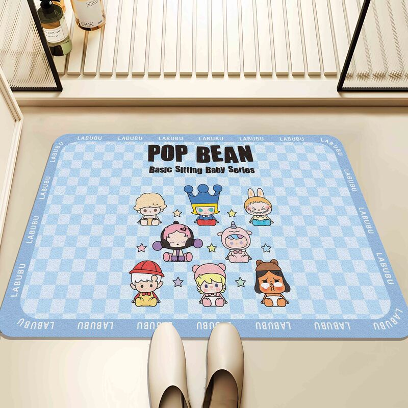 Cross-border generation hair original Rab cloth crying baby bubble matt bathroom mat absorbent mat table mat leather entrance door kitchen