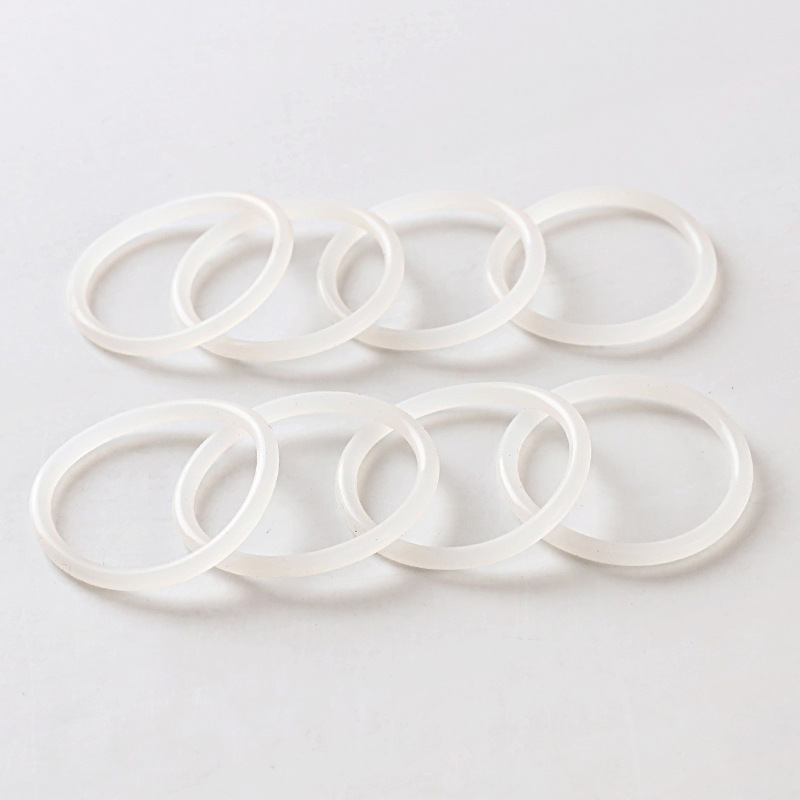 耐高温白色O型圈硅胶密封圈半透明橡胶圈食品级密封件o形垫圈现货