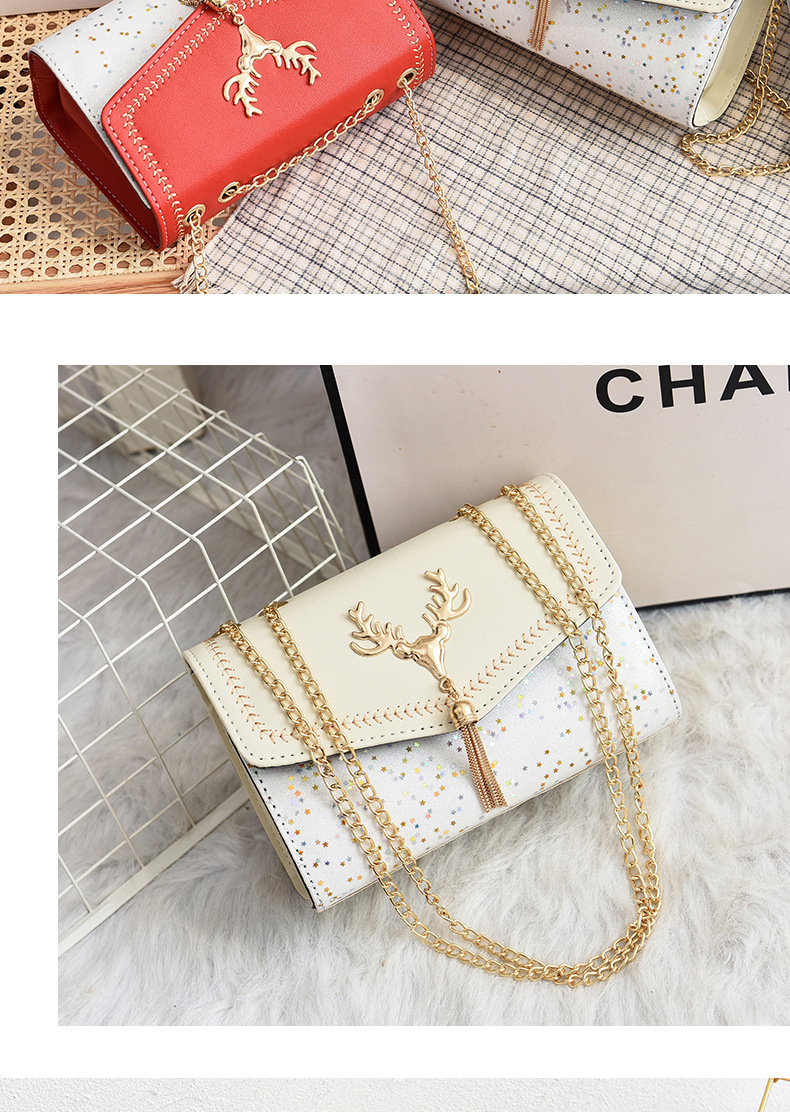 Chaîne pour femmes, petit sac carré à bandoulière, pompon pailleté, monnaie, sac pour téléphone portable_voghion.com