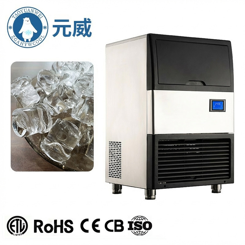 Manufacturer of Popular Commercial Ice Machines, Small Mini Cylindrical Ice Machines for Hot Pot Restaurants, Coffee and Milk Tea Shops, Export