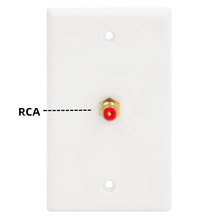 ʽRCAƵתӲƵϢ1RCA? Wall?Plate