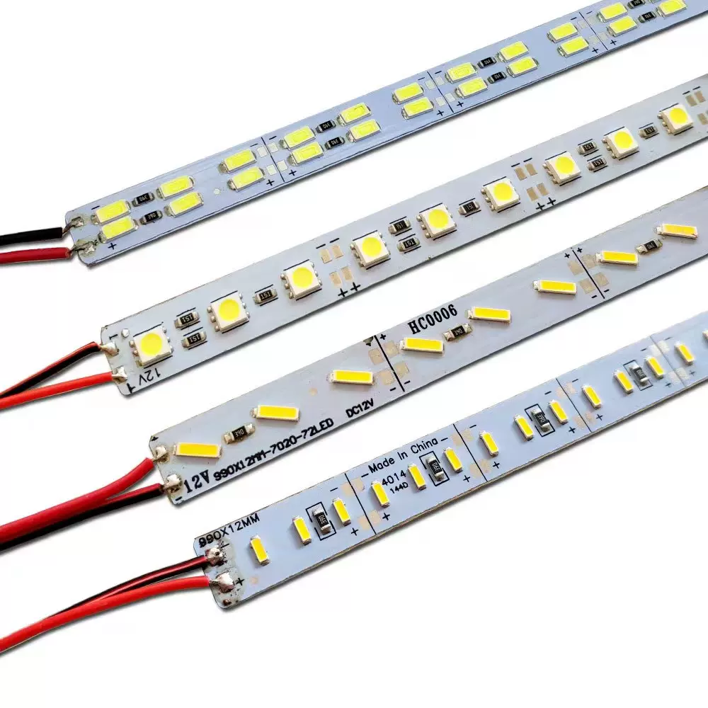 LED2835 60灯72灯120灯144灯12V24V单色双色展柜硬灯条灯带珠宝柜
