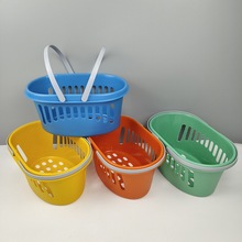 手提洗澡篮子塑料学生卫生间沐浴洗漱品收纳篮宿舍杂物分类整理筐
