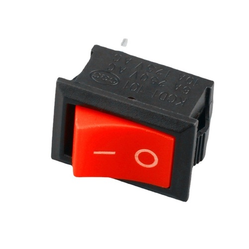 Two-legged small square switch, boat-shaped power supply, square off-duty small home power switch, chain saw flameout switch