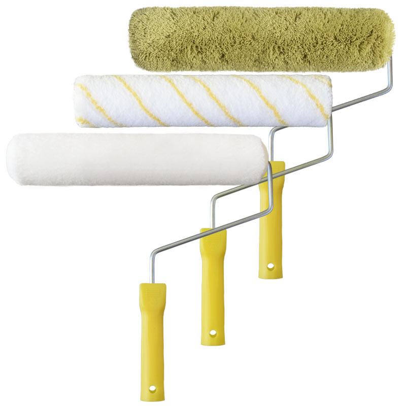 Cepillo de rodillo de pintura de 12 pulgadas Cepillo de rodillo de lana de 30 cm Cepillo de rodillo de pared Cabello fino Cabello medio Cabello largo 300mm al por mayor