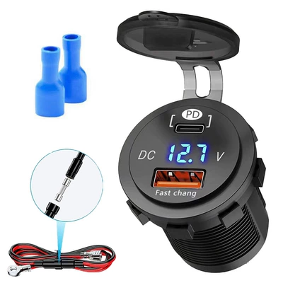 adds fast-charging USB socket, Mobil şarj cihazları - pd30wqc30-fast-charging-with-digital-display60cm-power-cable