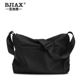 跨境批发轻便单肩包斜跨小背包机能斜挎包男潮流时尚包牛津包