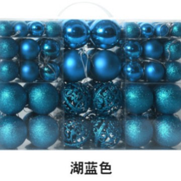 Amazon popular BOLA DE Navidad decoraciones de Navidad 100PCS traje colgante de Navidad