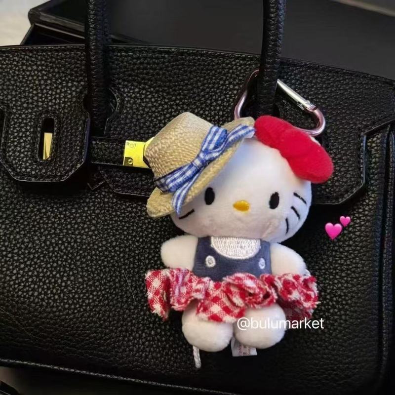 赫本风hellokitty小挂件可爱毛绒公仔女生高级感书包配饰送闺蜜|undefined