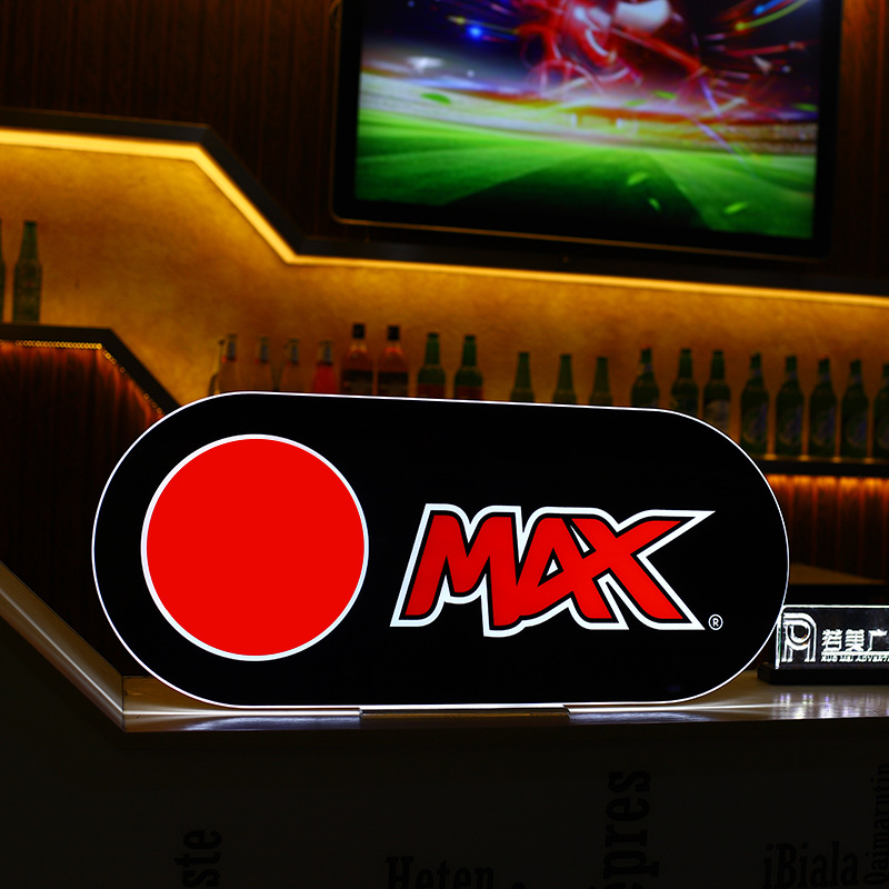 百事pepsi品牌展示广告超薄灯箱酒吧室内广告水晶灯箱