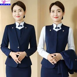 职业女裤套装;小西装;女式衬衫