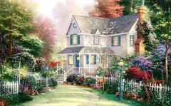 1000-Piece Small Box Starry Night Paris Flower Street Rainy Night Stroll Aegean Sea Landscape Oil Painting Adult Intelligence Puzzle Plane