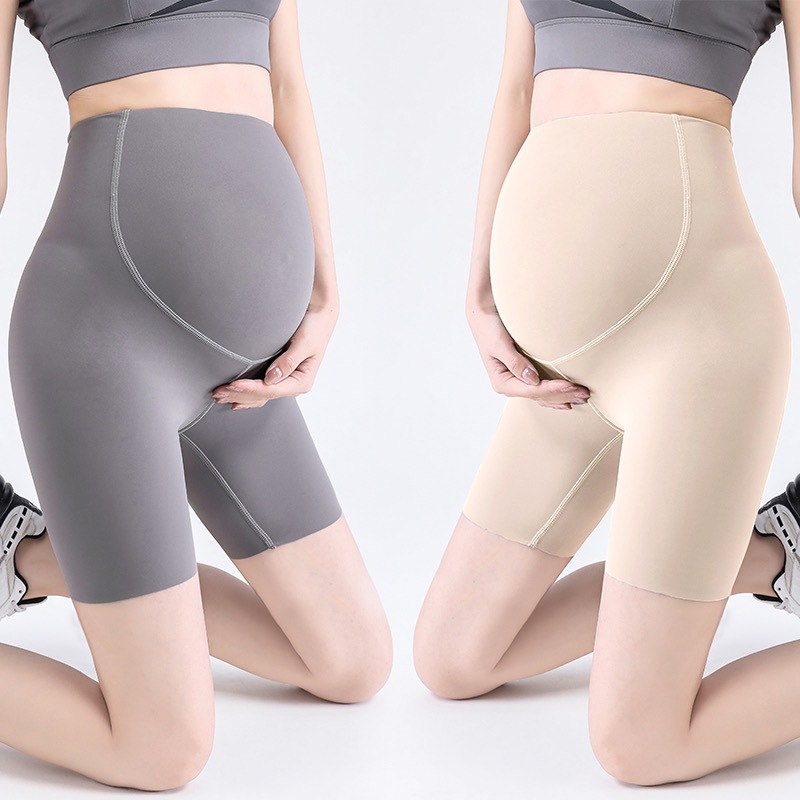 2023 New Maternity Pants Spring Lightweight Base Safety Shorts Yoga Shark Pants Summer Maternity Pants