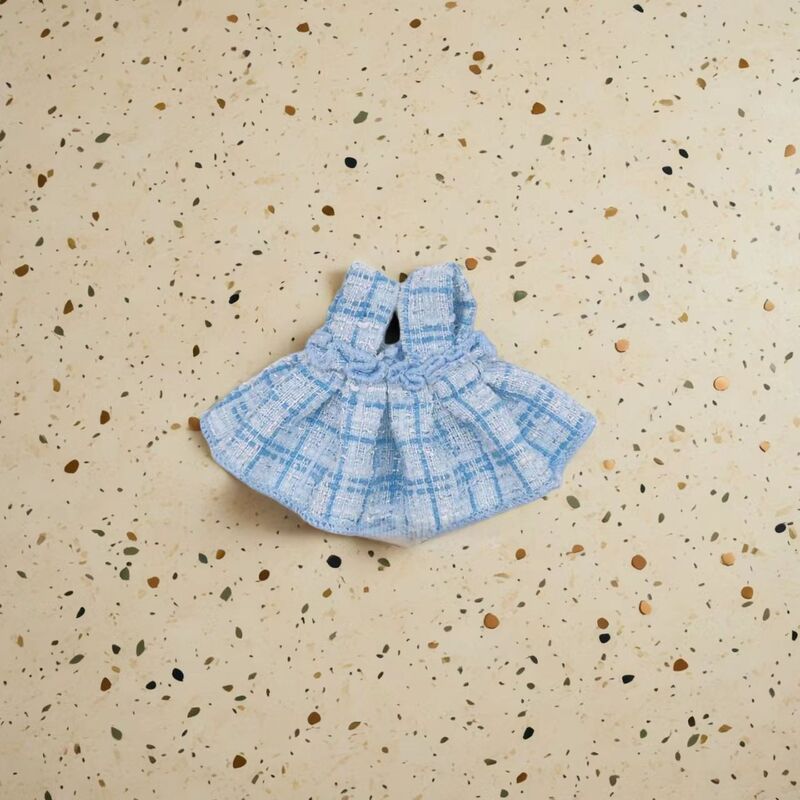 13cm Labubu Dog Princess Dress Summer Outfit for Small Dolls 10cm Summer Clothes for 10cm Dolls 13cm Labubu Dog Princess Dress Summer Outfit for Small Dolls 10cm Summer Clothes for 10cm Dolls