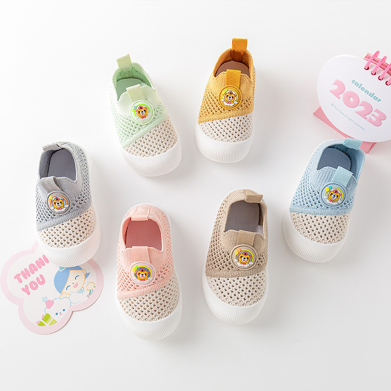 Zapatos para bebés, zapatos para bebés con suela suave antideslizante, 6 meses, niños y niñas de 1 - 3 años de edad, zapatos tejidos de malla transpirables y cómodos