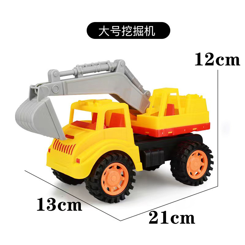 Coche de juguete para niños, simulación, coche de ingeniería, excavadora, juego de camión de bomberos inercial, puesto de suministro, pequeño regalo al por mayor