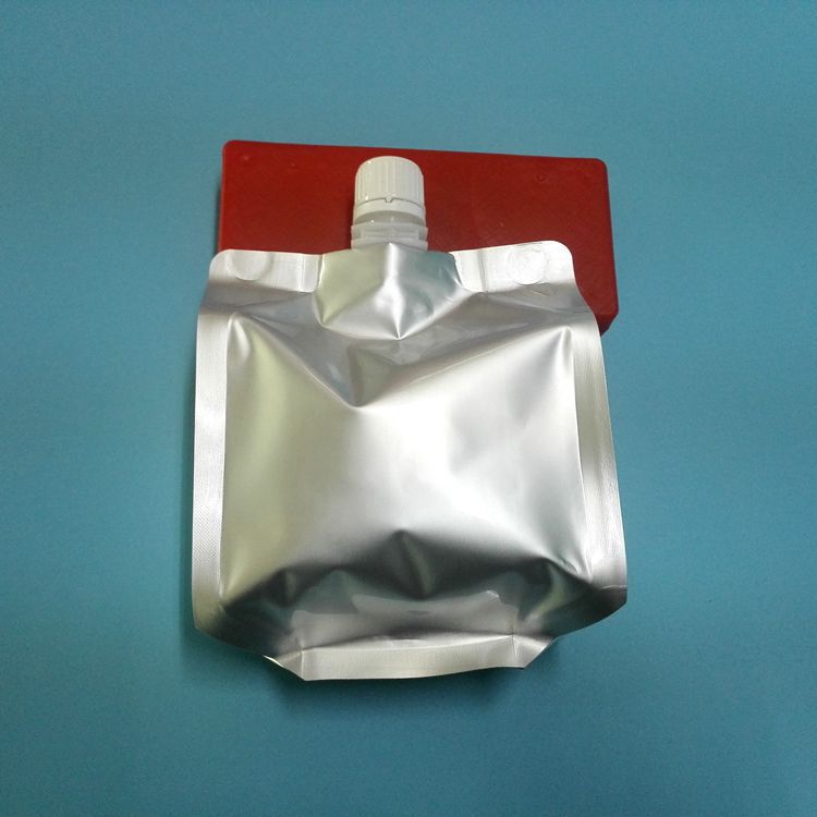 供应400ml富氢水吸嘴袋四边封铝箔袋密封锁氢袋