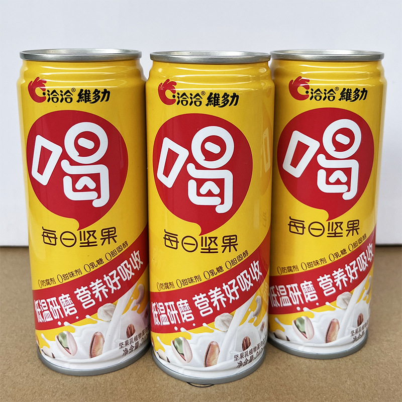 洽洽小黄罐坚果乳240ml恰恰每日坚果饮料乳植物蛋白饮料|ms