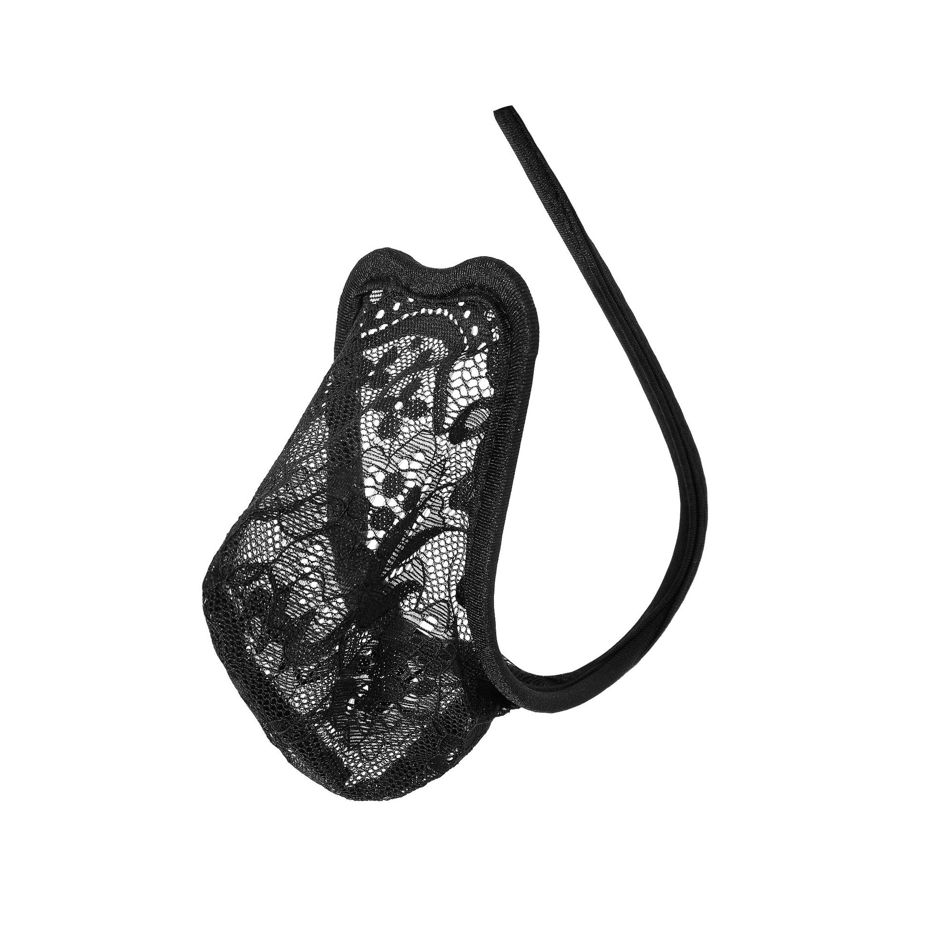 Men's Lace C-Shaped Pants Round Toe See-Through Sexy t Pants Sexy Underwear C-Shaped Pants Underwear Wholesale