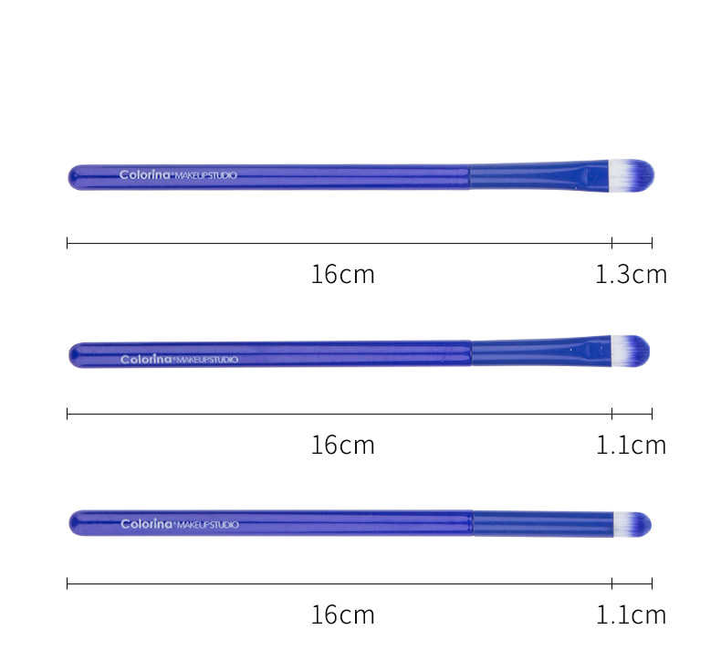 Cross-border export foundation brush, colored makeup brush set, complete set of loose powder, eyeshadow, lip brush, concealer box, beauty tools undefined