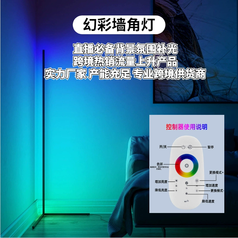 Atmospheric floor lamp, fill light, touch lights, remote control
