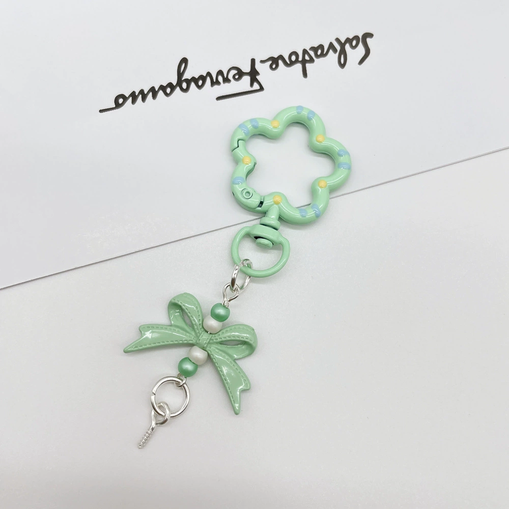 Universal keychain flower-shaped, accessories, flowered, DIY