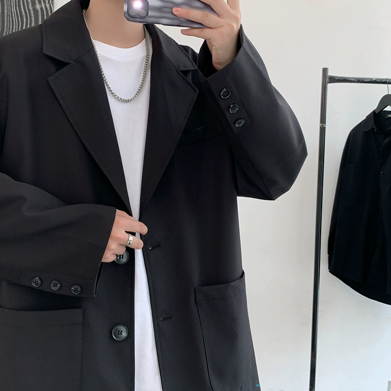 Tide, men's suit, demi-season autumn jacket, loose fit