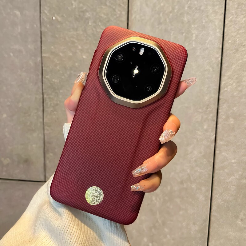 Suitable for Huawei Mate70Rs Huangcaishen Mobile Phone Case Kevlar Pattern 80Rs Extraordinary Master Thin and Light Pc Protective Case Suitable for Huawei Mate70Rs Huangcaishen Mobile Phone Case Kevlar Pattern 80Rs Extraordinary Master Thin and Light Pc Protective Case
