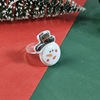 Christmas cartoon acrylic ring suitable for photo sessions for elderly, accessory, European style, wholesale