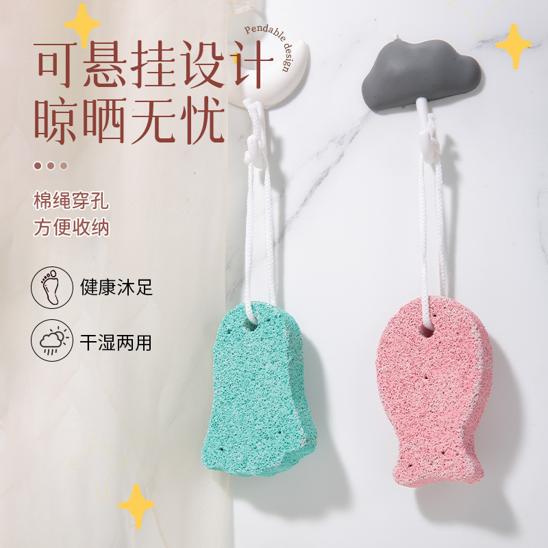 LMLTOP piedra volcánica piedra de molienda de doble cara herramienta de descamación talón molinillo C0374