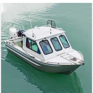 With Outboard Motor 21 Feet New Hardtop Welded Aluminum Saltwater Fishing Boat