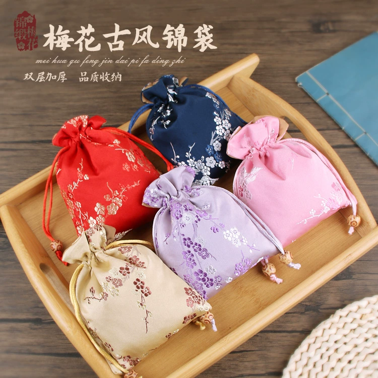 Новый Китайский Стиль Конфеты Сумка Творческий Подарок Сумка Ювелирные Изделия Свадебные Принадлежности Парча Ткань Парчи Сумка Оптом