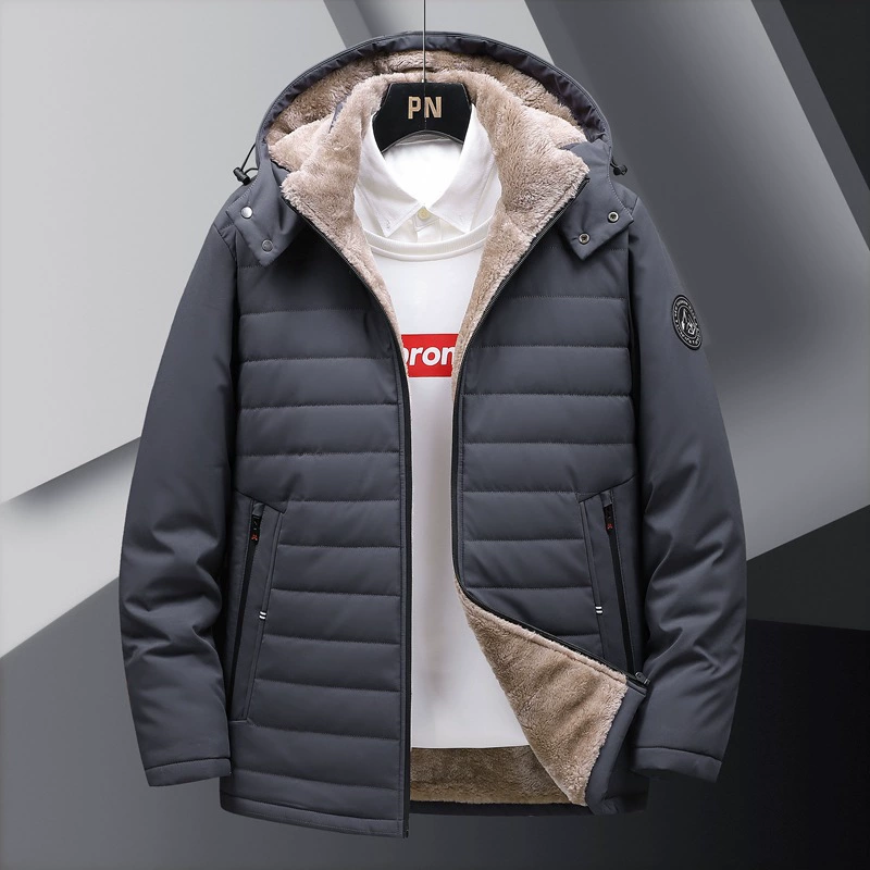Removable‑lined winter jacket, hooded leisure coat, detachable warm lining