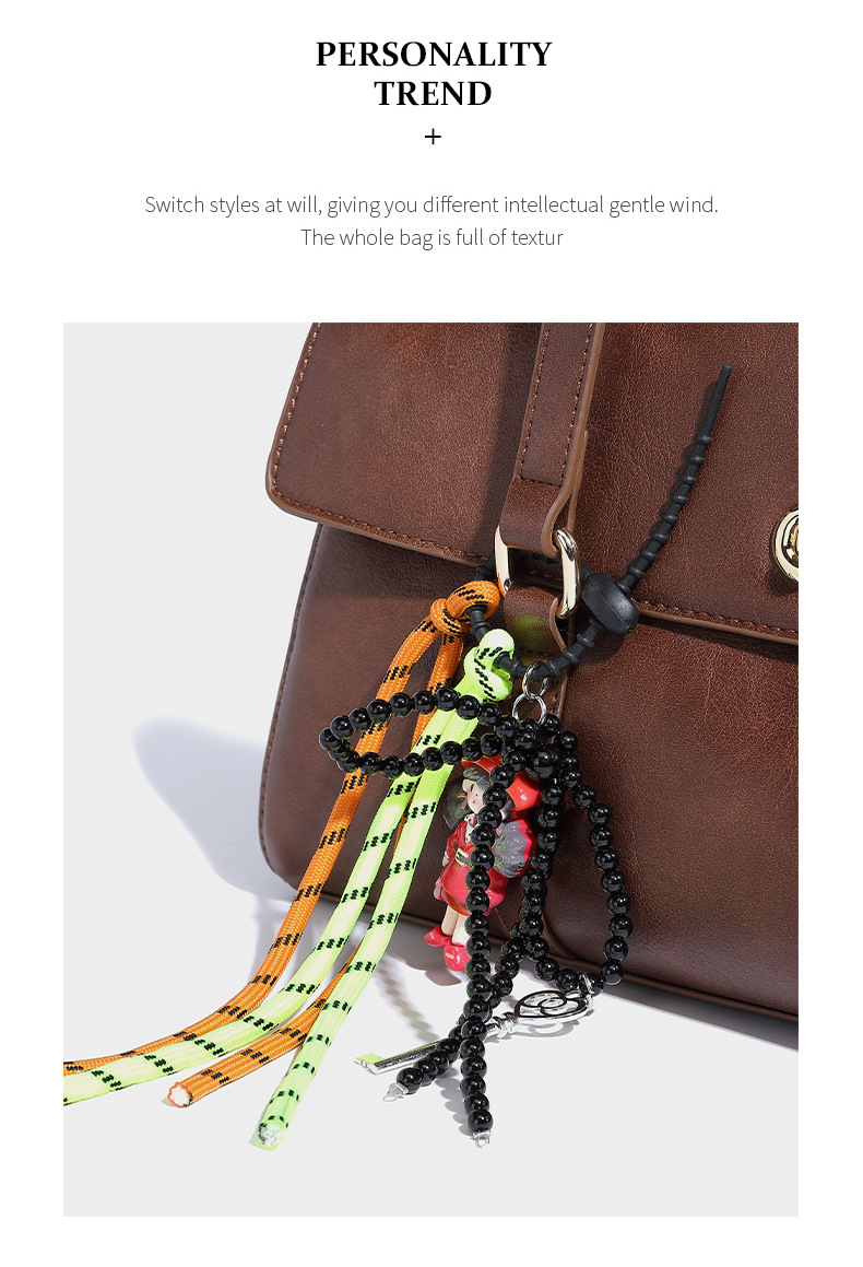 Grote capaciteit enkele schouder oksel met high-end gevoel, kralenhanger voor woon-werkverkeer, modieuze en veelzijdige handheld_voghion.com