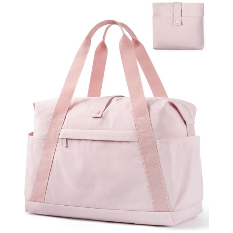 Amazon nuevo 23 litros plegable gran capacidad de fin de semana adecuado para mujeres bolsa de ejercicio bolsa de viaje bolsa de noche