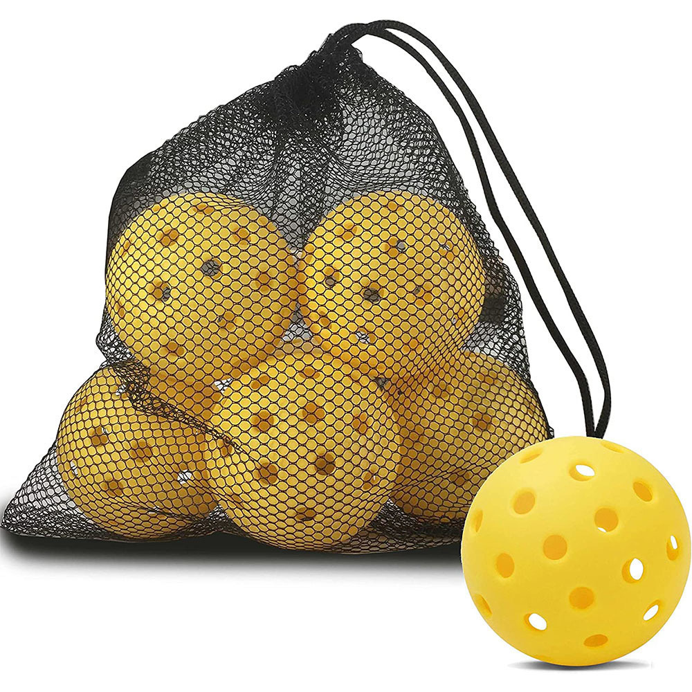 Wholesale factory price 40 holes 74mm diameter PE material durable injection molding outdoor pickle ball