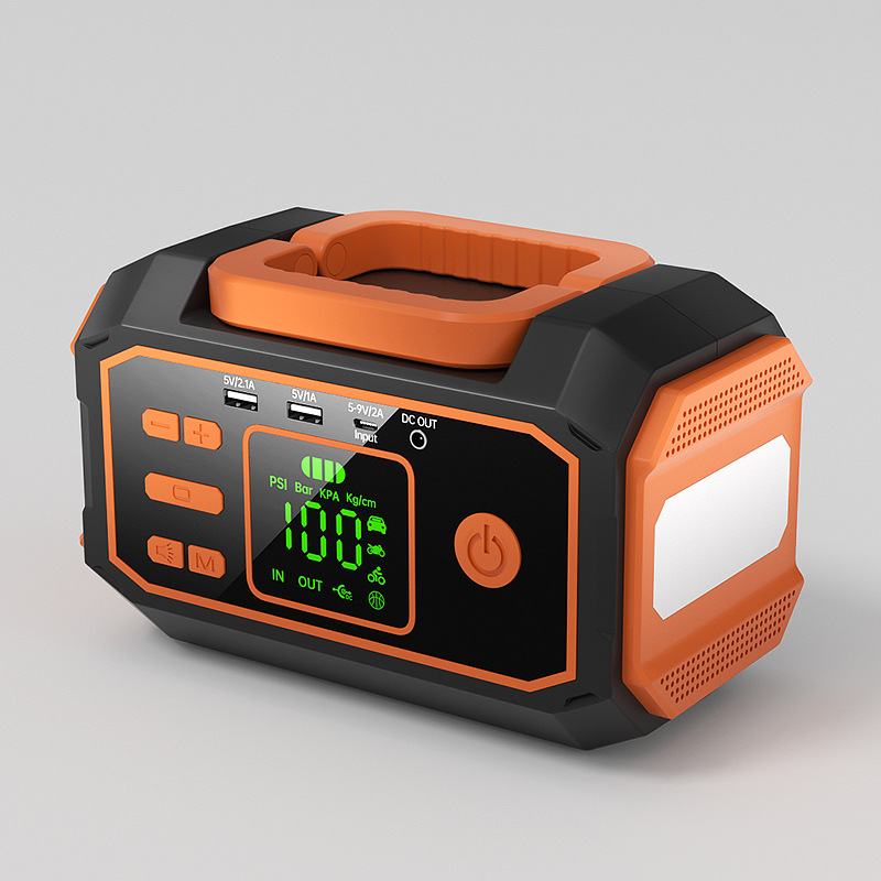 汽车应急启动电源搭电宝启动打气一体机户外移动电源轮胎充气泵